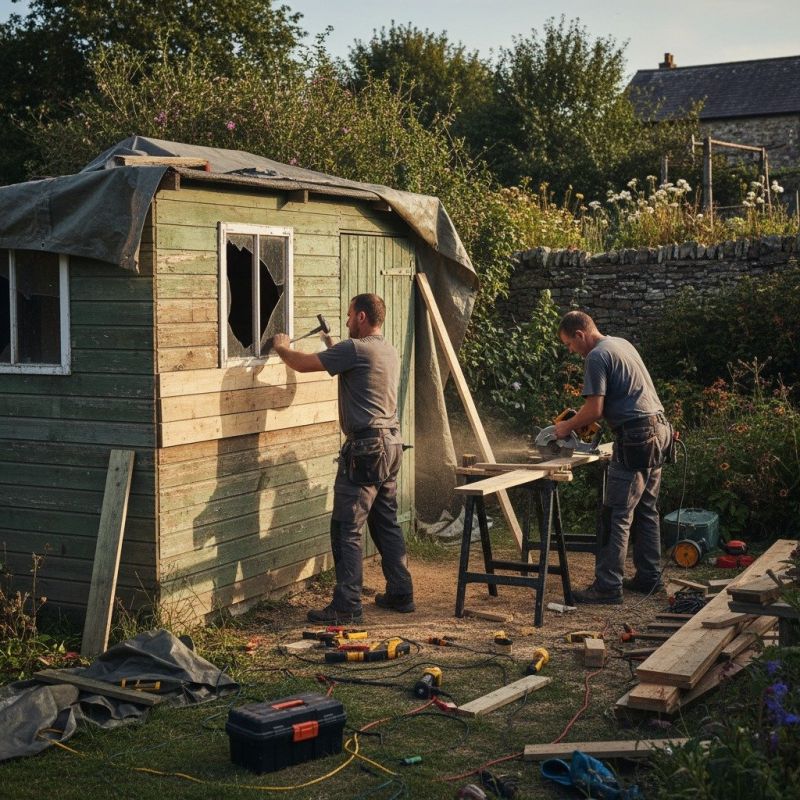 Wood Shed Repair in Alpharetta, GA