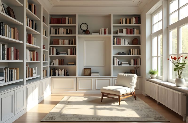 Custom Bookcase Installation in Frederick, MD