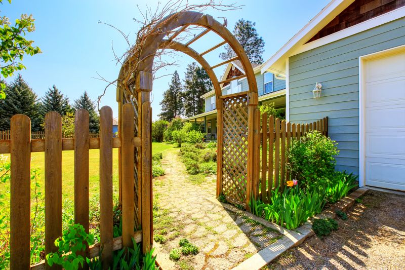 Lattice Arbor Installation in Conroe, TX