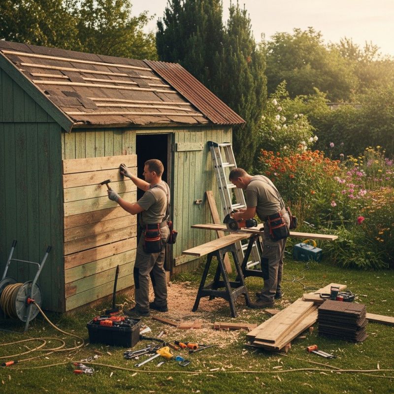 Storage Shed Repair in Wilmington, NC