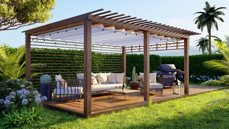 Wood Pergola Installation in Wilmington, NC